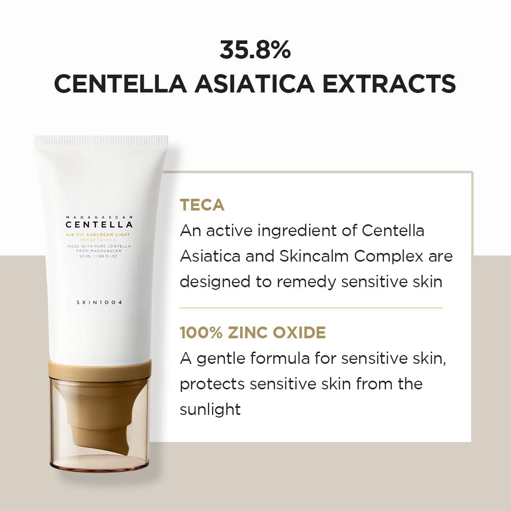Skin 1004 Madagascar Centella Air-Fit Suncream Light 50ml